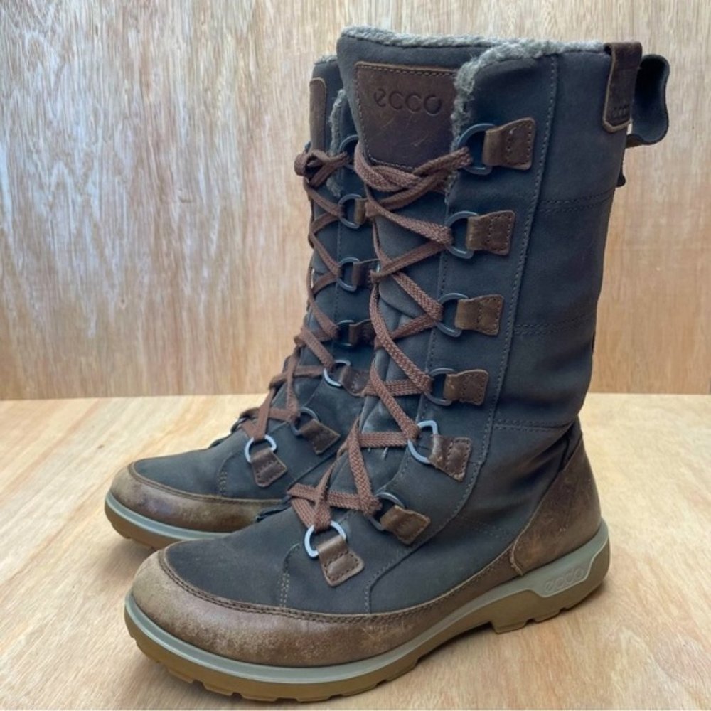 Ecco Gora Tall Womens Winter Snow Boots Size 40 (8.5)